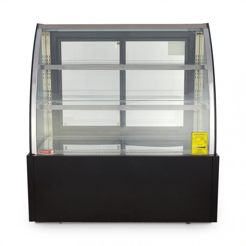 Productos - VITRINA REFRIGERADA FULL GLASS 120CM CURVA - Torrey