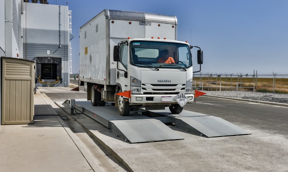 Báscula camionera portatil